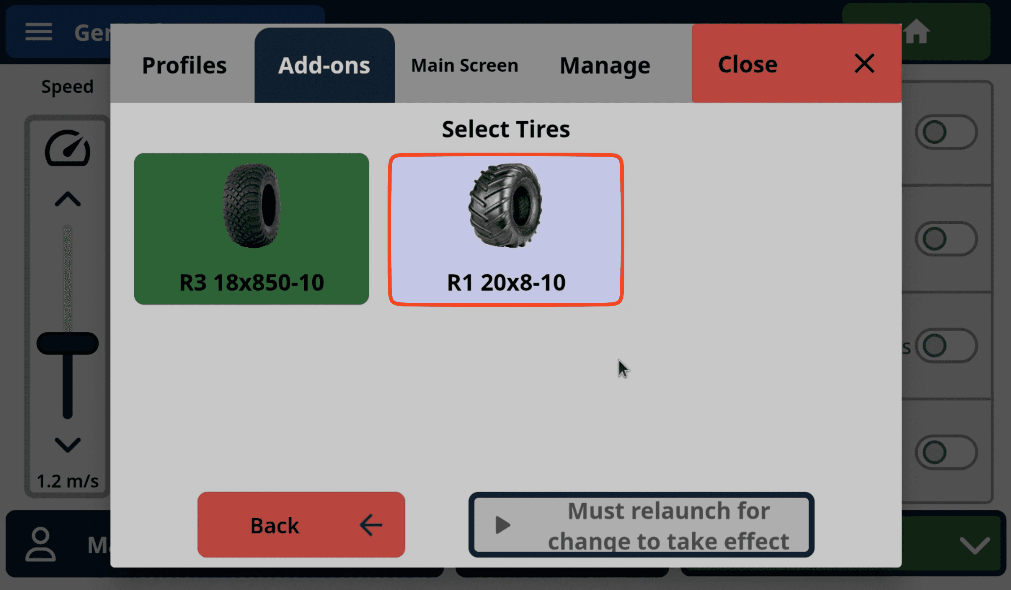 Tire Options